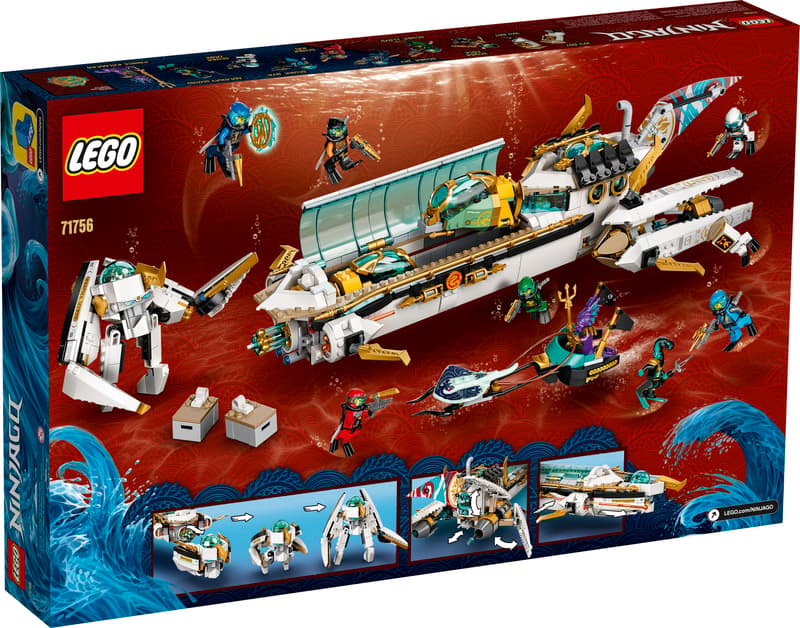 LEGO Ninjago 71756 Hydro Bounty – 1159 Pieces