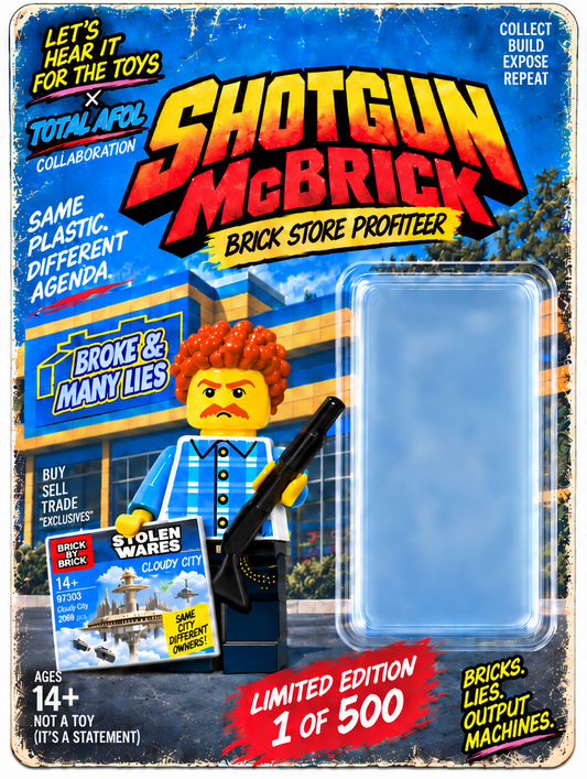🔥 Shotgun McBrick — Limited Edition Collectible Minifigure