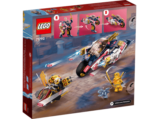 LEGO Ninjago 71792 Sora's Transforming Mech Bike Racer – 384 Pieces